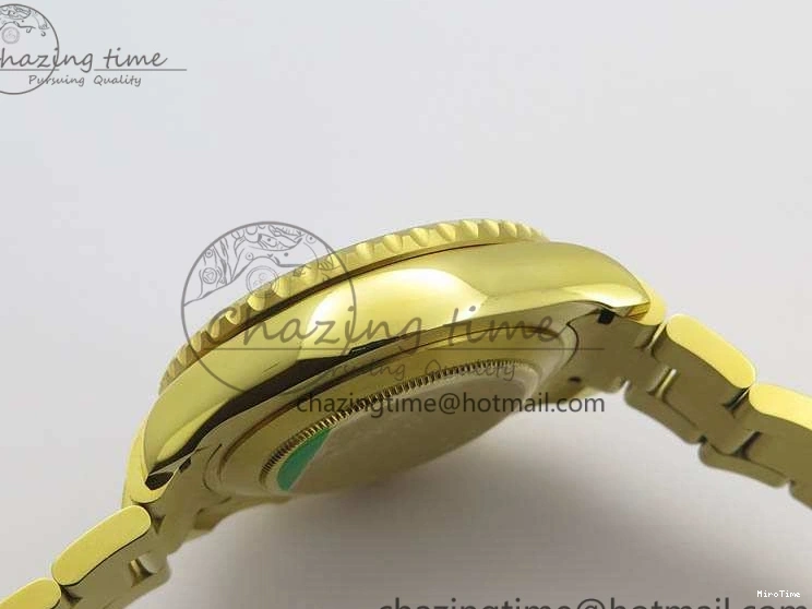 MiroTime 0303 YachtMaster II 116688 YG JF 1:1 Best Edition White Dial Blue Ceramic Bezel On YG Bracelet A Cozy 3577